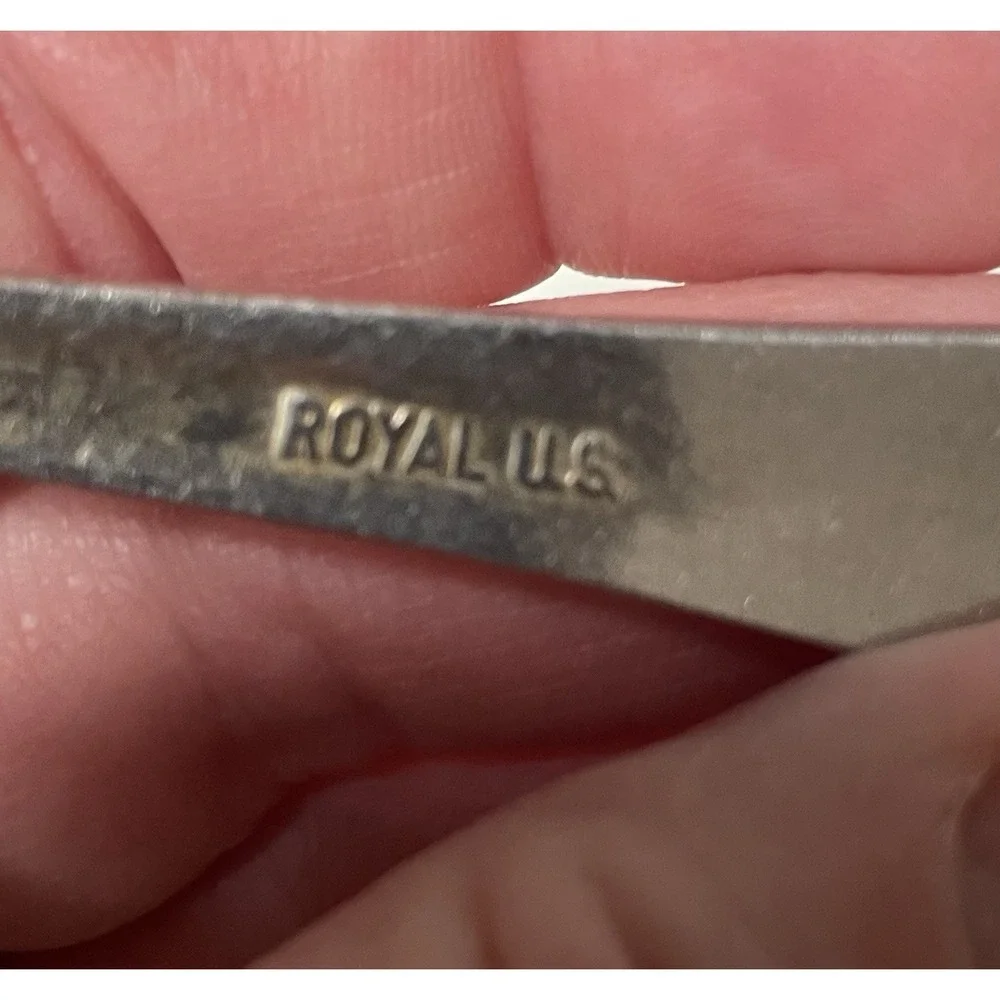 Vintage Royal US‎ Stainless Steel Military Serving Spoon RARE